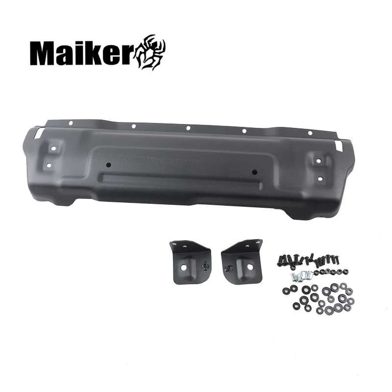 Автомобильные аксессуары, противоскользящая пластина на 10 юбилей для Jeep Wrangler JL 18 + Стальная Защитная панель высокого качества