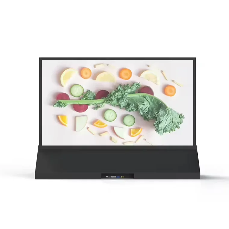 Vertical Smart OLED 55 inch touch screen android advertising oled high transparent Digital Advertising  Display