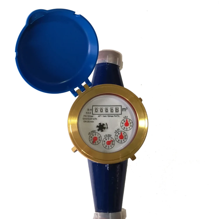 Multi Jet Dry Type iron body cold water meter