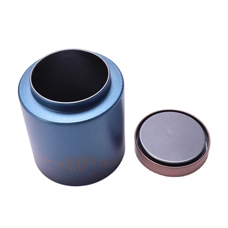 Factory direct sale high-grade metal tea tin cans custom design tea tin box packaging