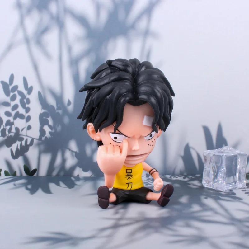 One Pieced Zoro Luffy Sanji Anime Figure Ver. Robin Nami Brook Chopper Childhood PVC Kawaii Figures OP Ace RANKY Usopp