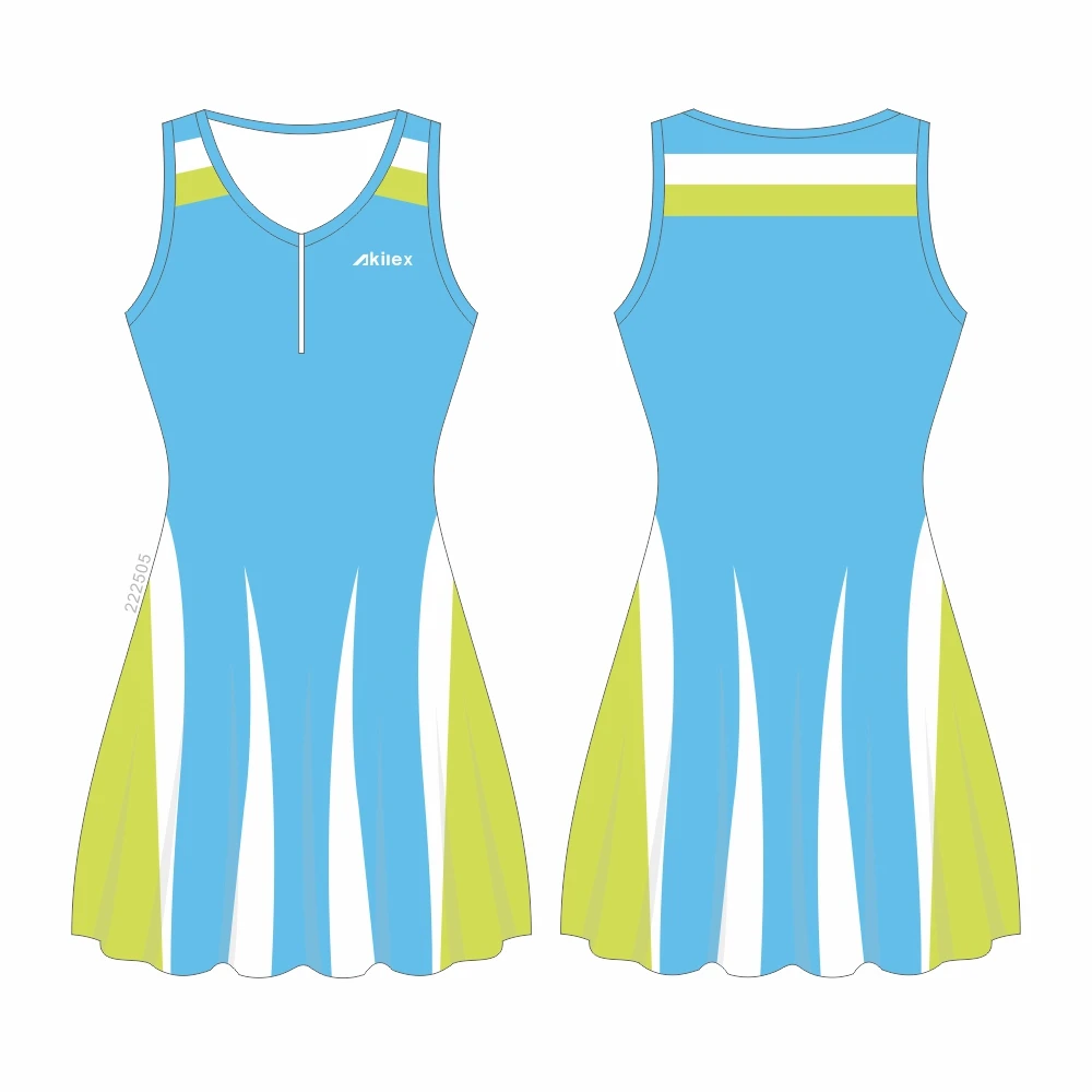 Оптовая продажа с китайского завода Akilex, пользовательский дизайн, полностью сублимационная футболка netball для командных клубов, для взрослых и детей, одежда для тенниса, юбка (1600554893760)
