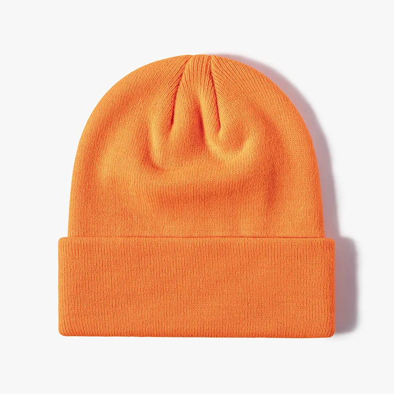 100% Acrylic Beanie Custom Mens Beanie Knit Hats with Logo Custom Wool Cotton Winter Cap