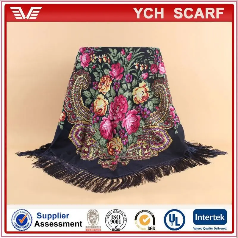 Multi color in ready fashionable women russia scarf