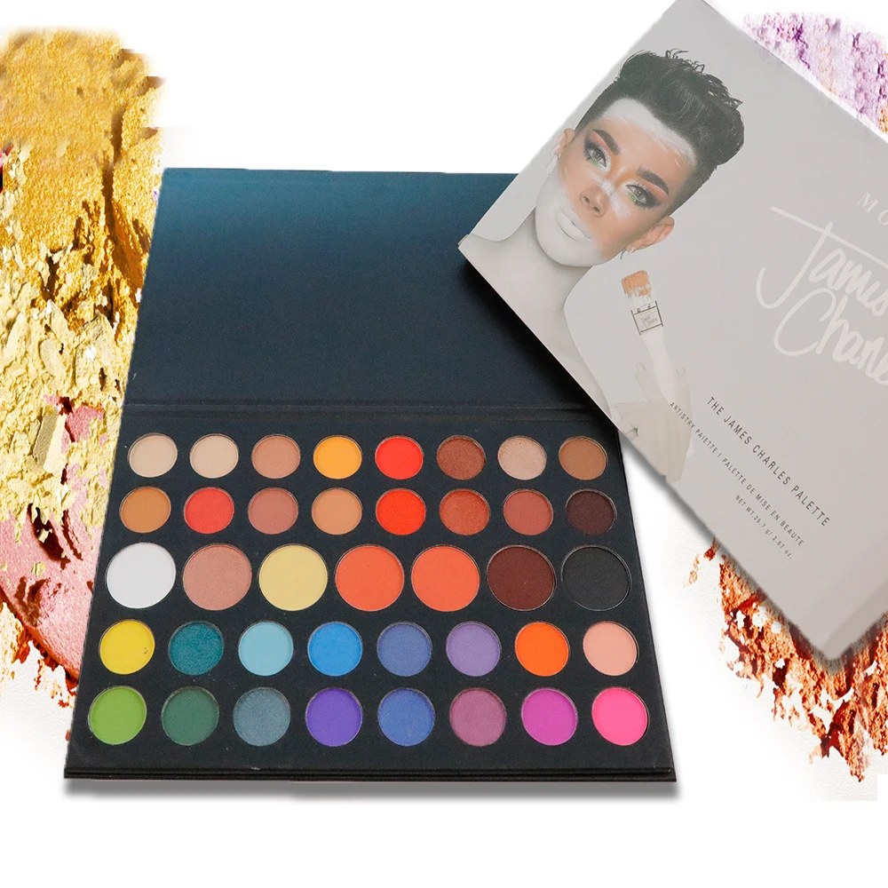 Gleamuse Private Label 39 Colors Eye Shadow Sombras Para Ojos Glitter Shimmer Neon 39 Eyeshadow Palette