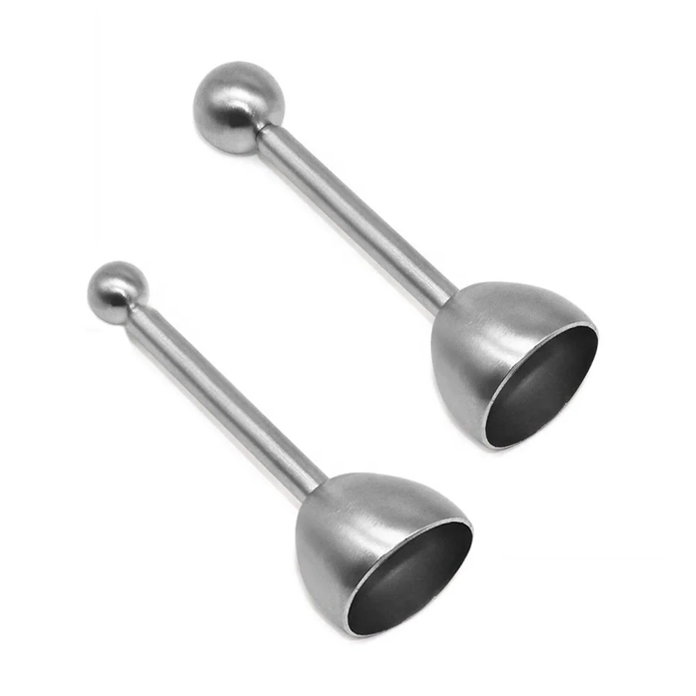 Top Quality Kitchen Tool 304 Stainless Steel Egg Shell Beater Creative Separator Household Single and Double Head Egg Opener