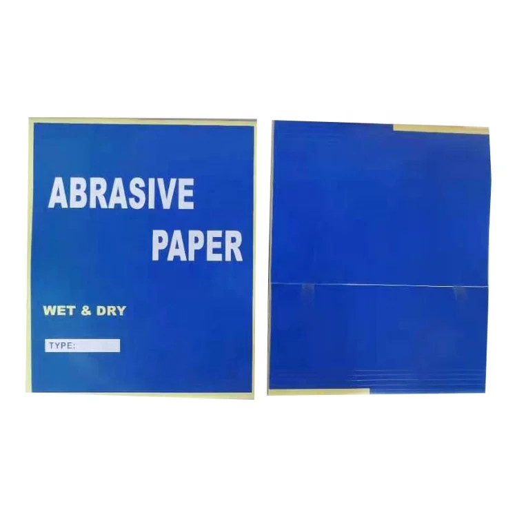 Wet And Dry Sand Paper super coating calcined aluminum oxide Waterproof paper for wood furniture and metal