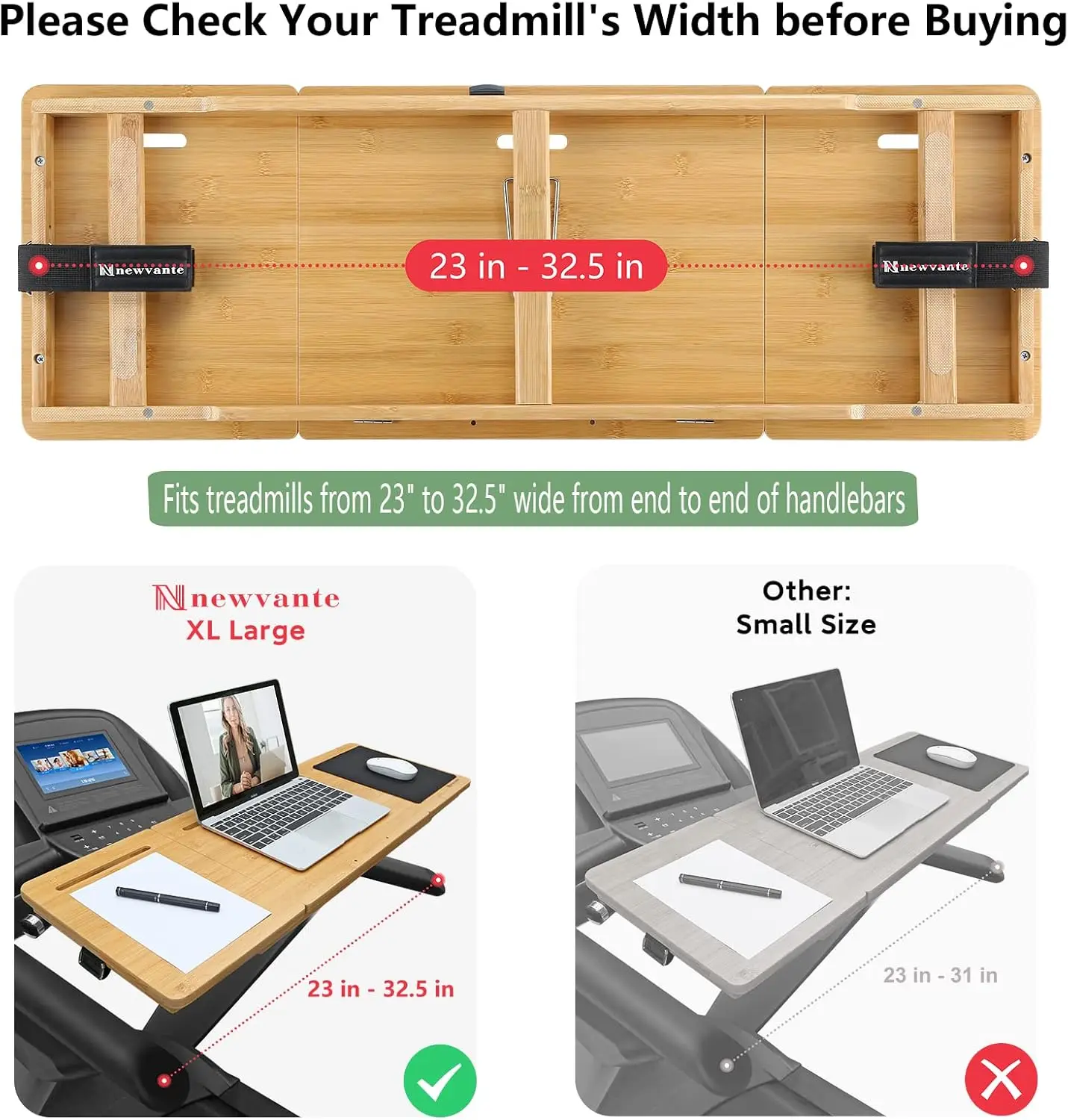 Аксессуары для настольной беговой дорожки Бамбуковая настольная подставка ноутбука регулируемая высота беговая дорожка компьютера рабочая