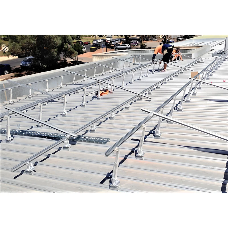 Aluminum clamps roof solar mounting standing seam roof clamp for flat roof mounted rack system