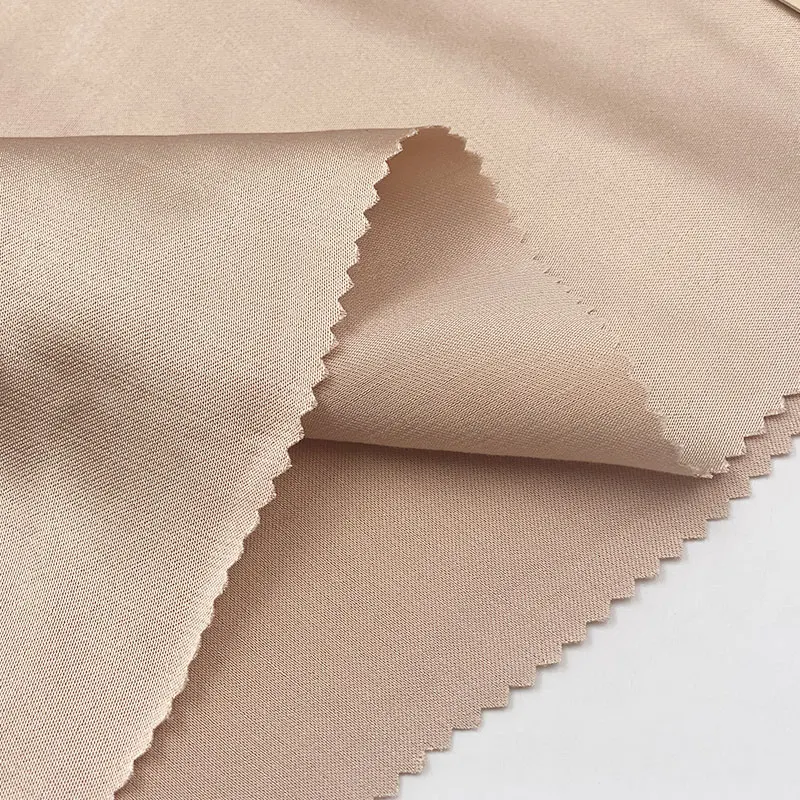 Fashion shirt blouse scarf soft silk sand washed satin blended rayon viscose fabric for women dresses