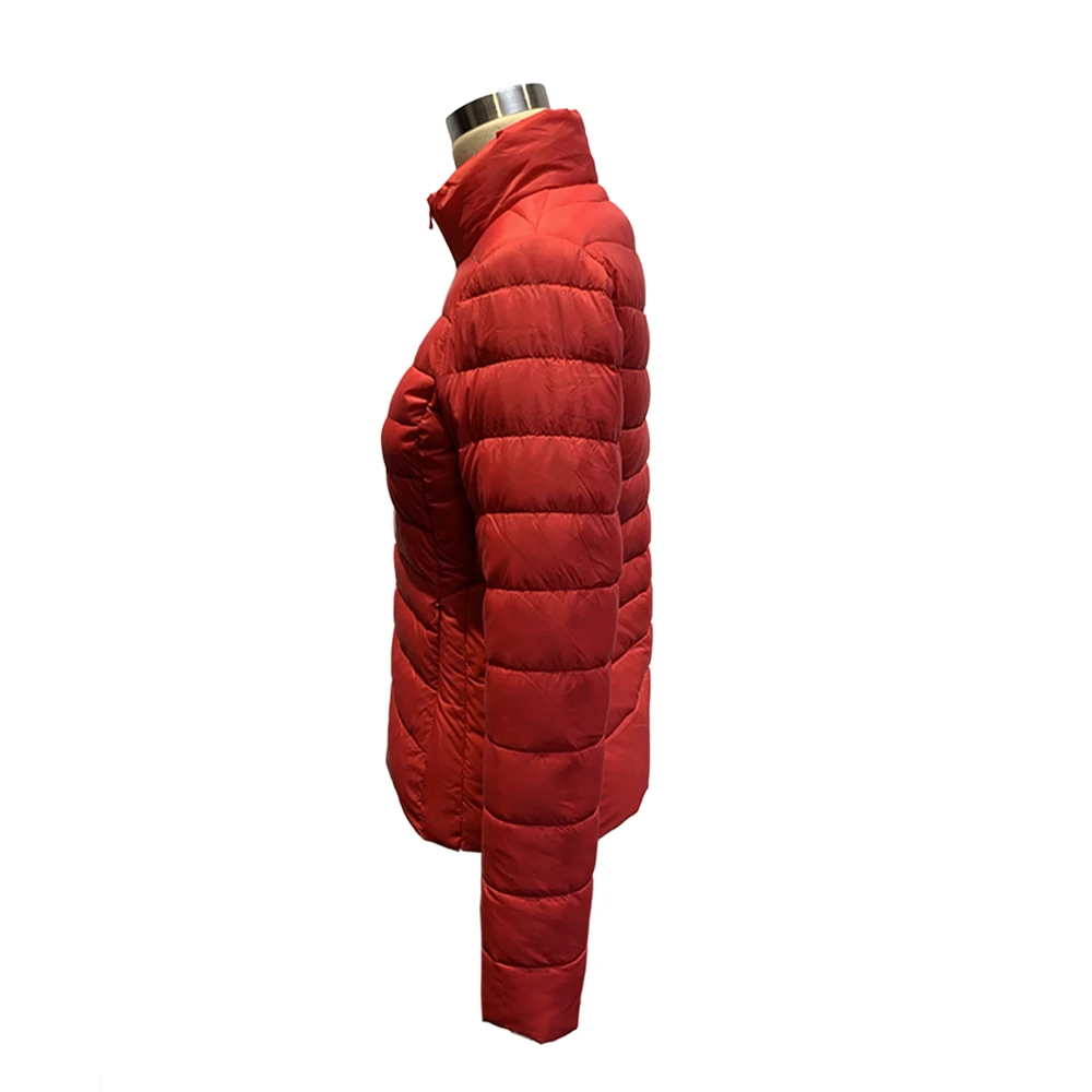 New Winter Jacket Women Hooded Coat Padded Cotton Casual Thin light Basic Parkas Jacket