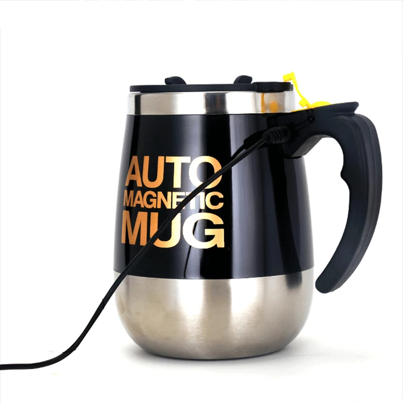Rechargeable Stainless Steel Mixer Self-Stirring Magnetic Coffee Mug Auto Mixing Tea Cup Original Vortex Mixer In stock