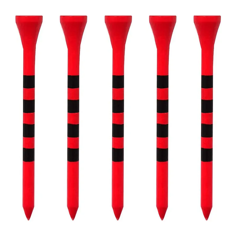 Тройники для гольфа премиум-класса деревянные полосатые профессиональные 100 2 3/4 дюйма Лидер продаж под заказ тройник для гольфа деревянный бамбук 83 мм 3 полосы на Тройник