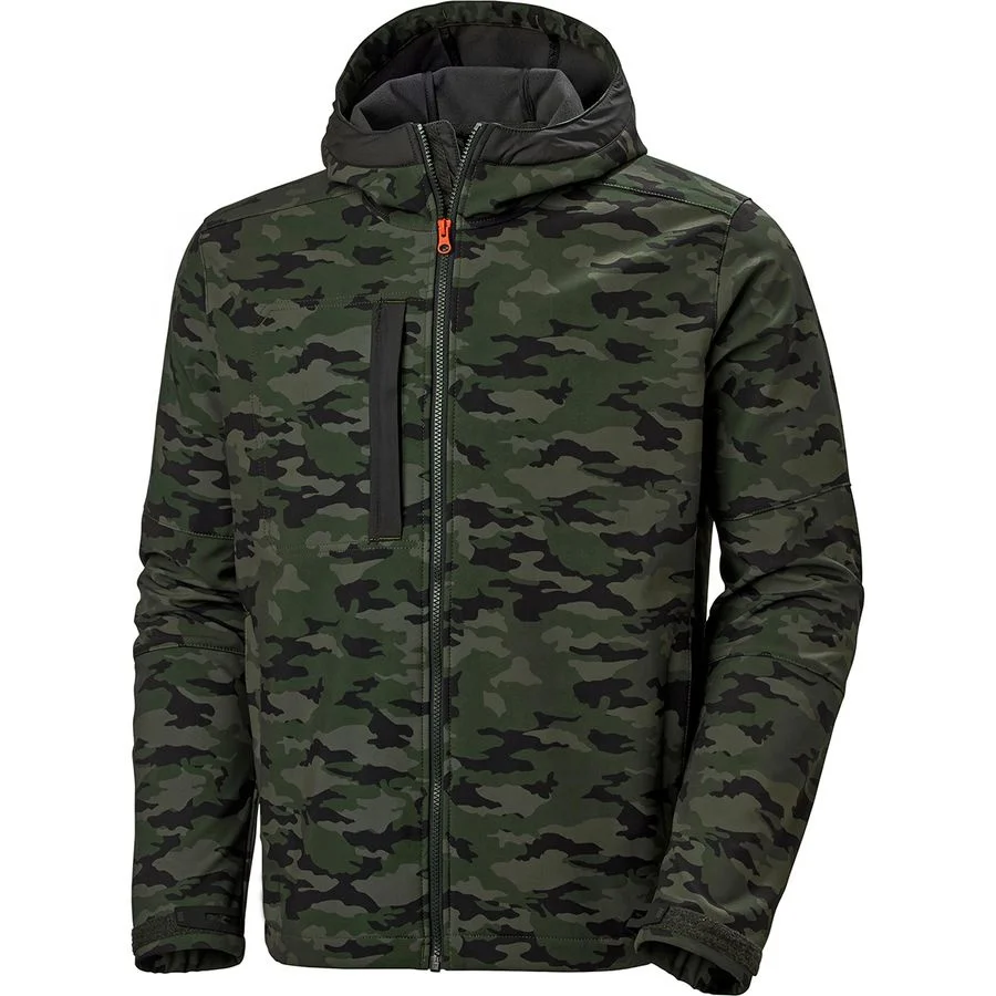 Winter Men Clothes Outdoor Camouflage Jacket Breathable Warm Jacket Hooded Softshell Jacket
