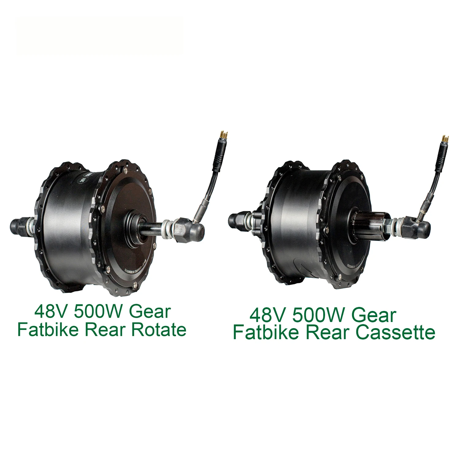 Greenpedel gear wheel hub motor 48V 500W rear rotate cassette snow ebike fat tire electric hub motor for ebike