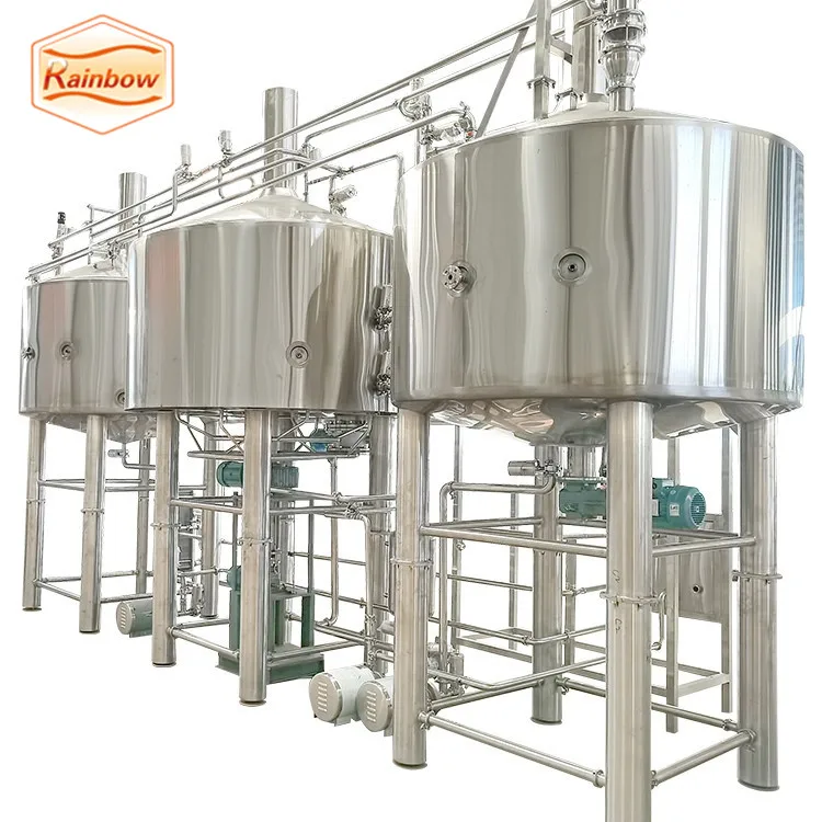 Stainless steel 2000L home brewhouse beer brewing machine brewery system Beer Equipment for micro brewery Food Beverage plant