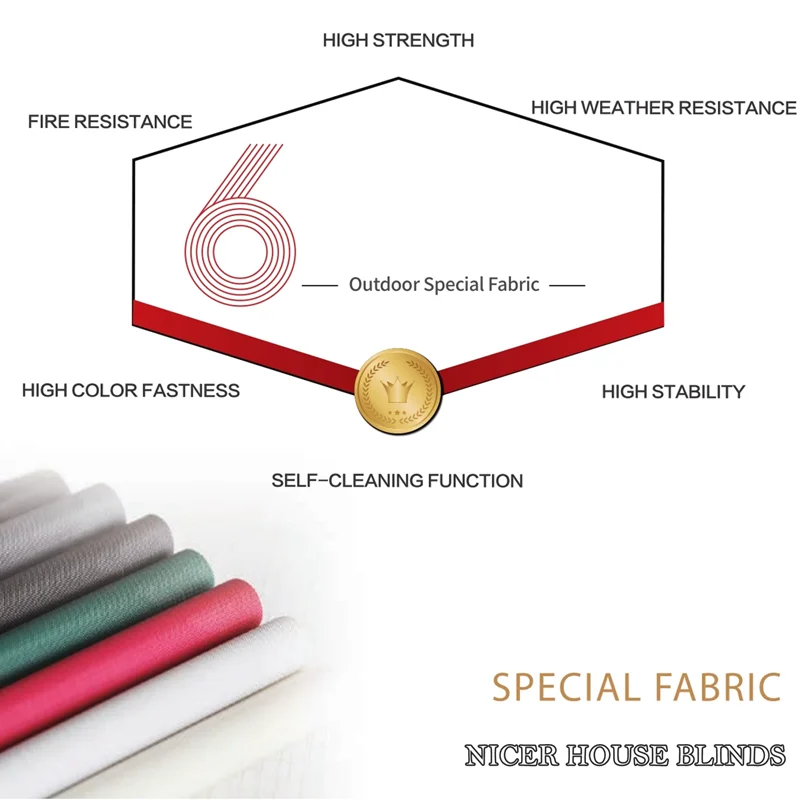 electric waterproof  Windproof Outdoor blinds Motorized balcony outdoor zip track roller blind Shade outdoor blinds zip