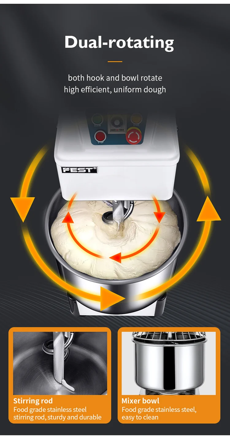  high efficiency planetary mixers dash stand mixer egg breaking machine cake with bowl stainless