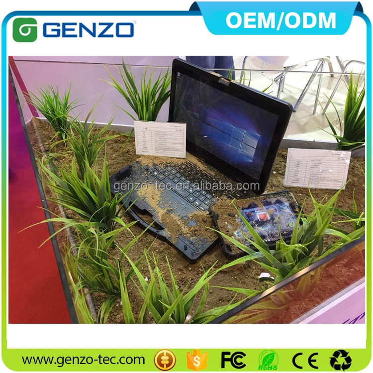 
700 NITS 8GB / 16GB RAM Laptops 14 inch waterproof tablet Rugged Laptop with Fingerprint 