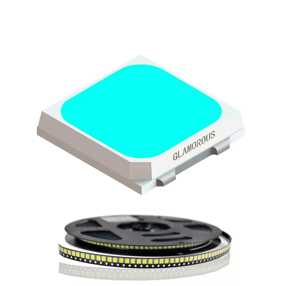 Высокая производительность Ice Blue 3030 SMD LED чип полный спектр 1W 480nm снежно белые изготовленные по Бесплатная доставка Стоимость светодиодные чипы