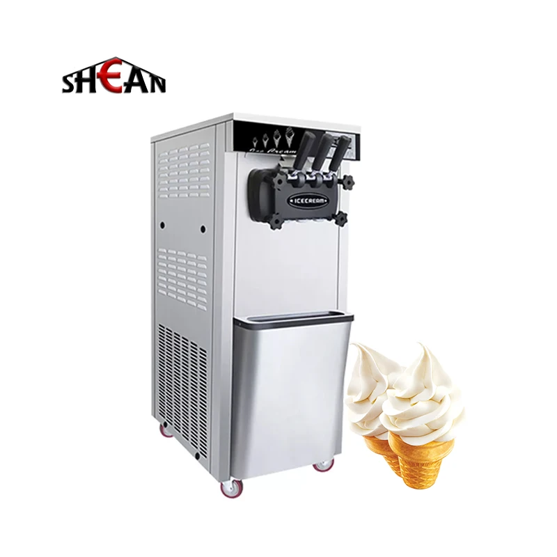 Commercial ice cream machine soft serve ice cream machine 3 flavor soft ice cream machine