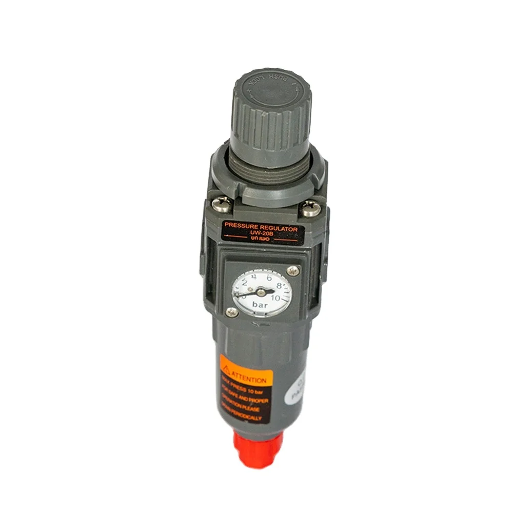 Stable pressure output and dual functions of air filtration and pressure reduction filter pressure reducing valve