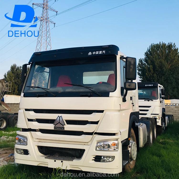 Hot Sell 6x4 Second Hand Chinese Brand Howo Used Truck Trailer Tractor 375hp