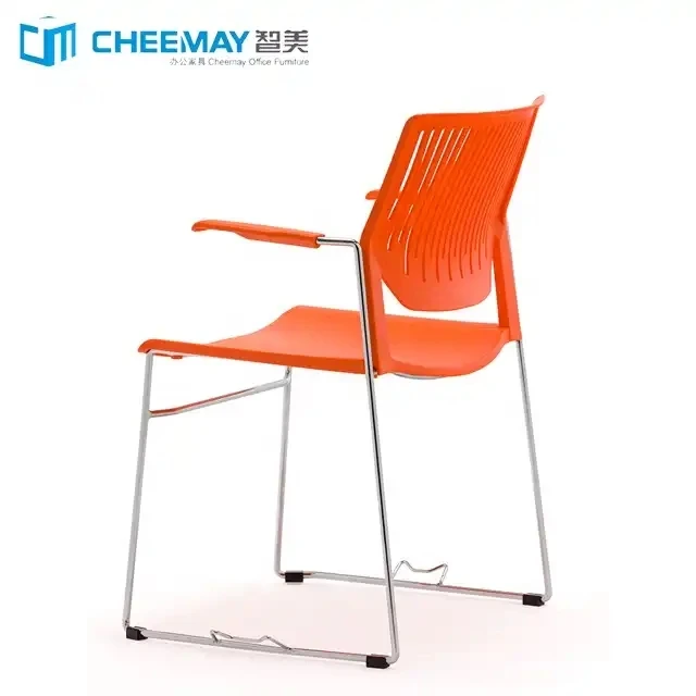 Stackable Plastic Office Chairs Conference Room Training Chair Plastic Visitor Office Chair For Conference