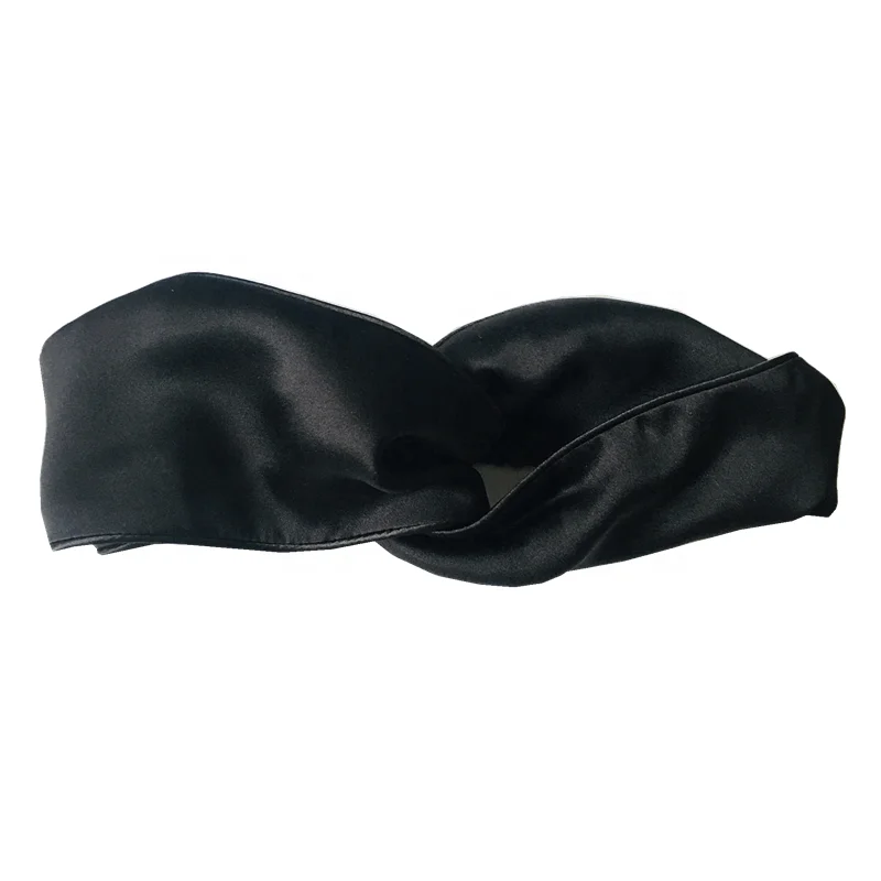 Silk Headband 100% Pure Hair Band Cross Elastic Hairband For Women