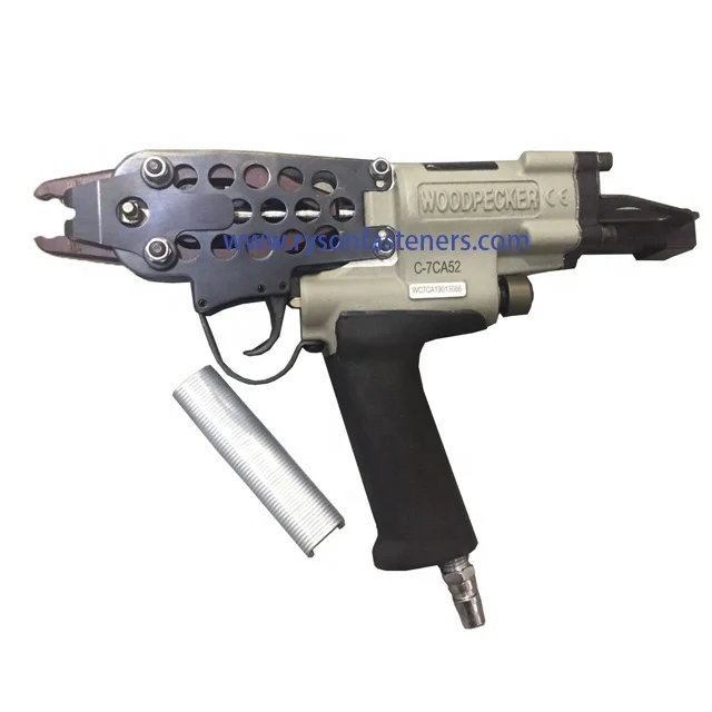 Foshan industrial pneumatic stapler SC-7C air nails gun for rabbit cages making