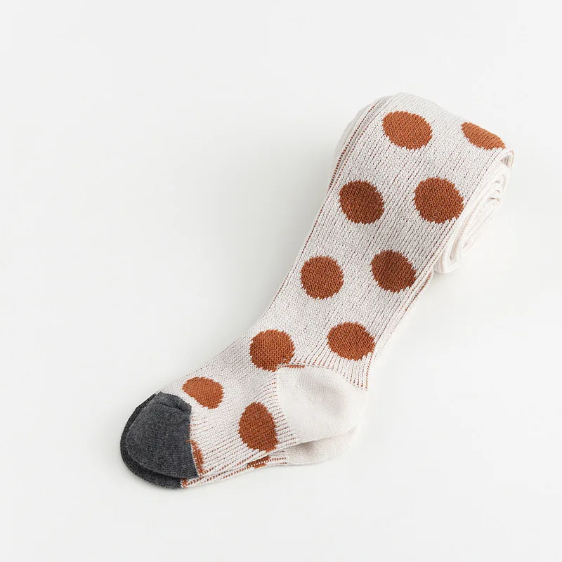 High quality baby girls stockings tights polka dot stripped winter warm baby pantyhose