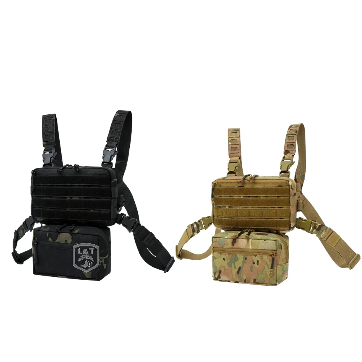 Wholesale Tactical Molle Vests Chest Rig Mag Pouch Tactical Gear Vest 1000D Nylon Waterproof