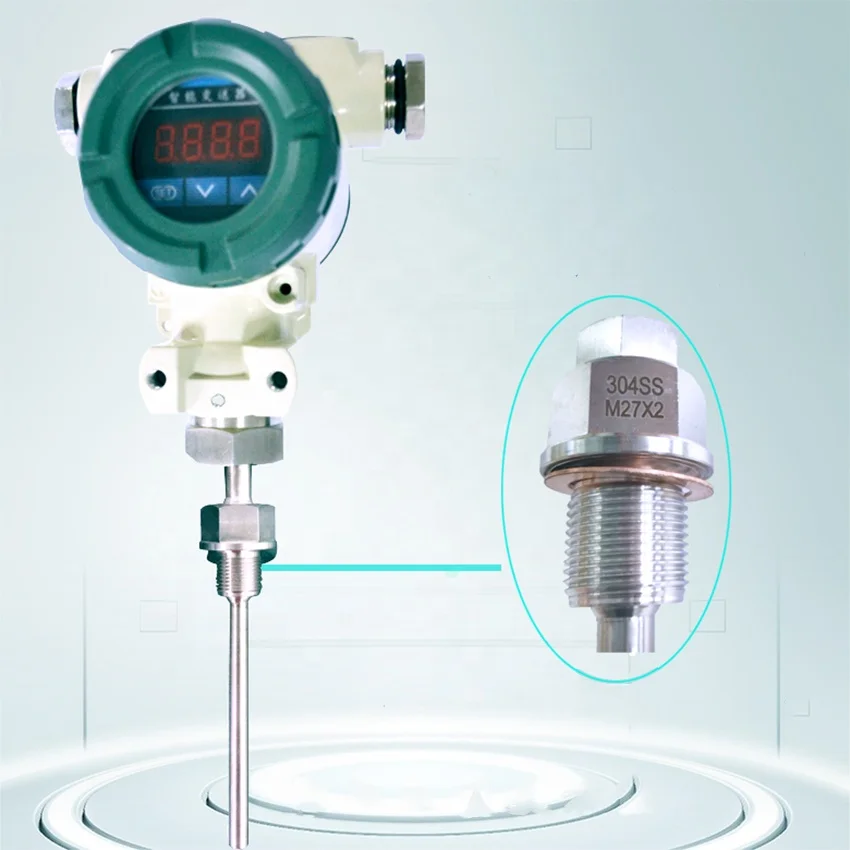 high accuracy low temperature drift explosion-proof temperature sensor with Led digital display for Chemical data acquisition