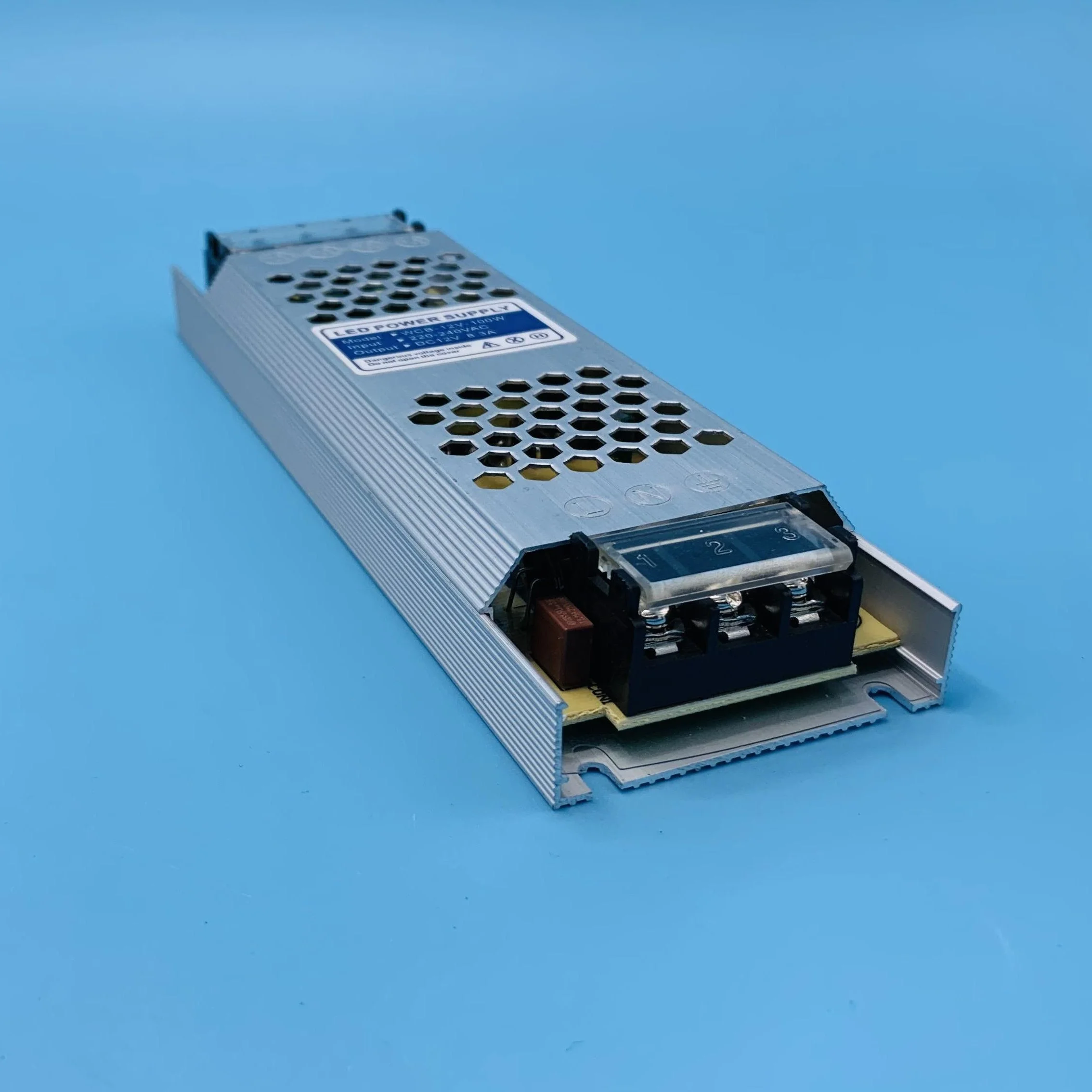 CE RoHS Factory OEM ODM LED Lighting CCTV 8.4A Thin Power Supply 12V LED Driver 100W