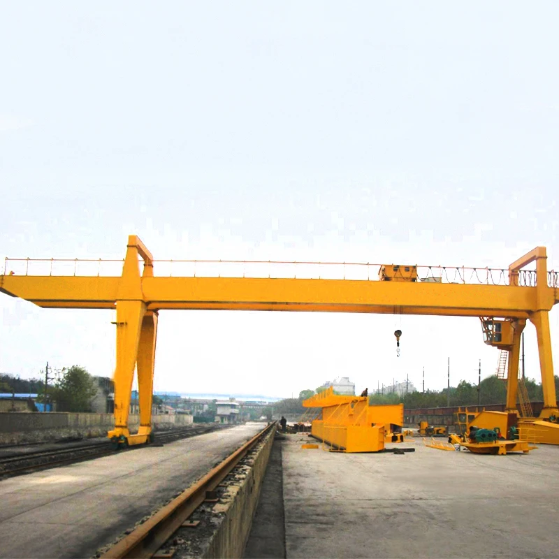 Heavy capacity 50 ton  industrial double girder gantry port crane