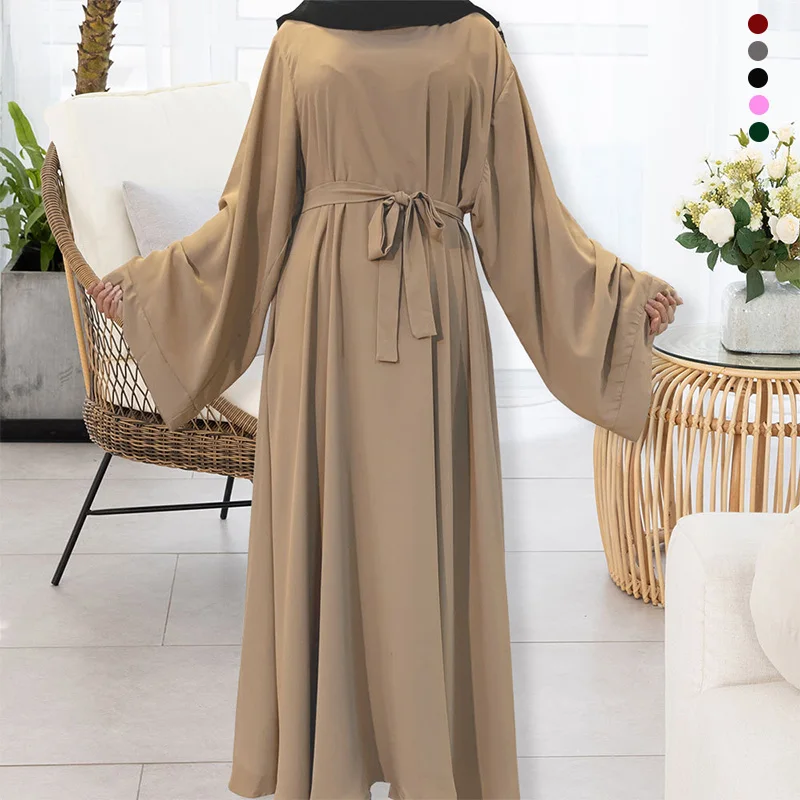 Женская мусульманская этническая одежда модное Макси-платье Jilbab Abaya для женщин