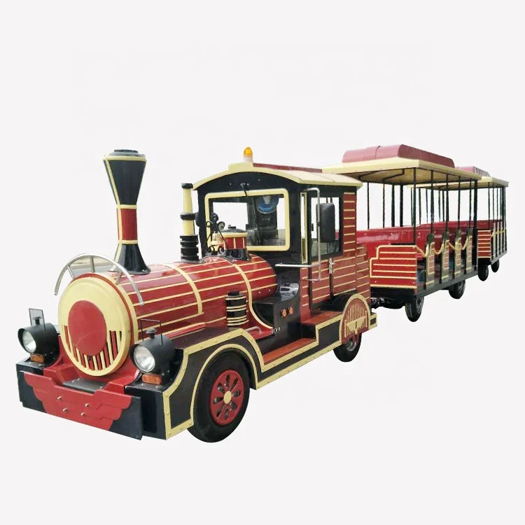 quality cheap outdoor modern indoor playground equipment tourist road trackless train battery powered train ride for sale