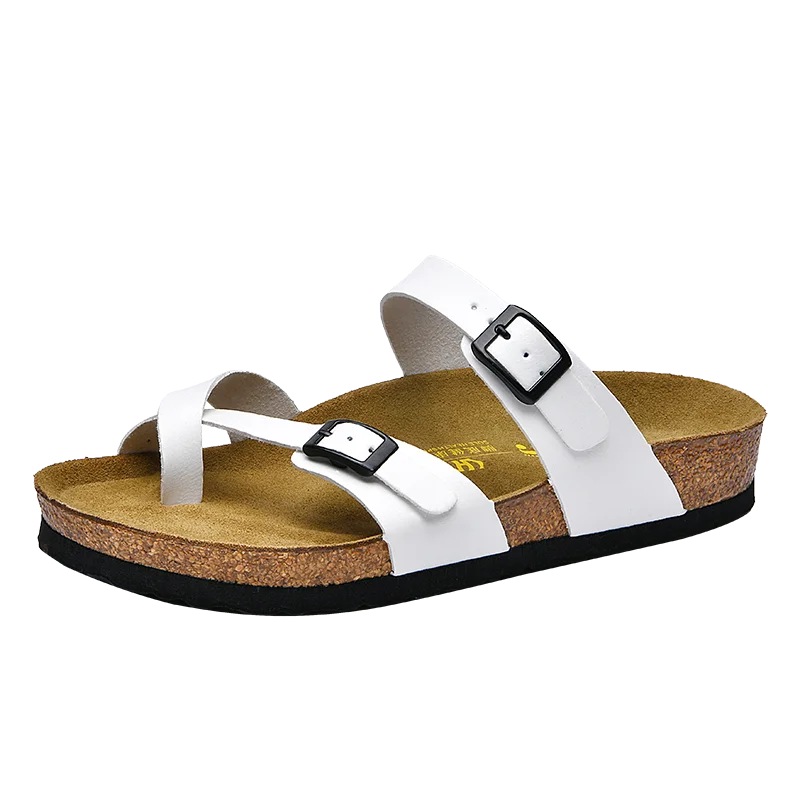 2022 Summer Explosion Leather Cork Slipper Berken Shoes
