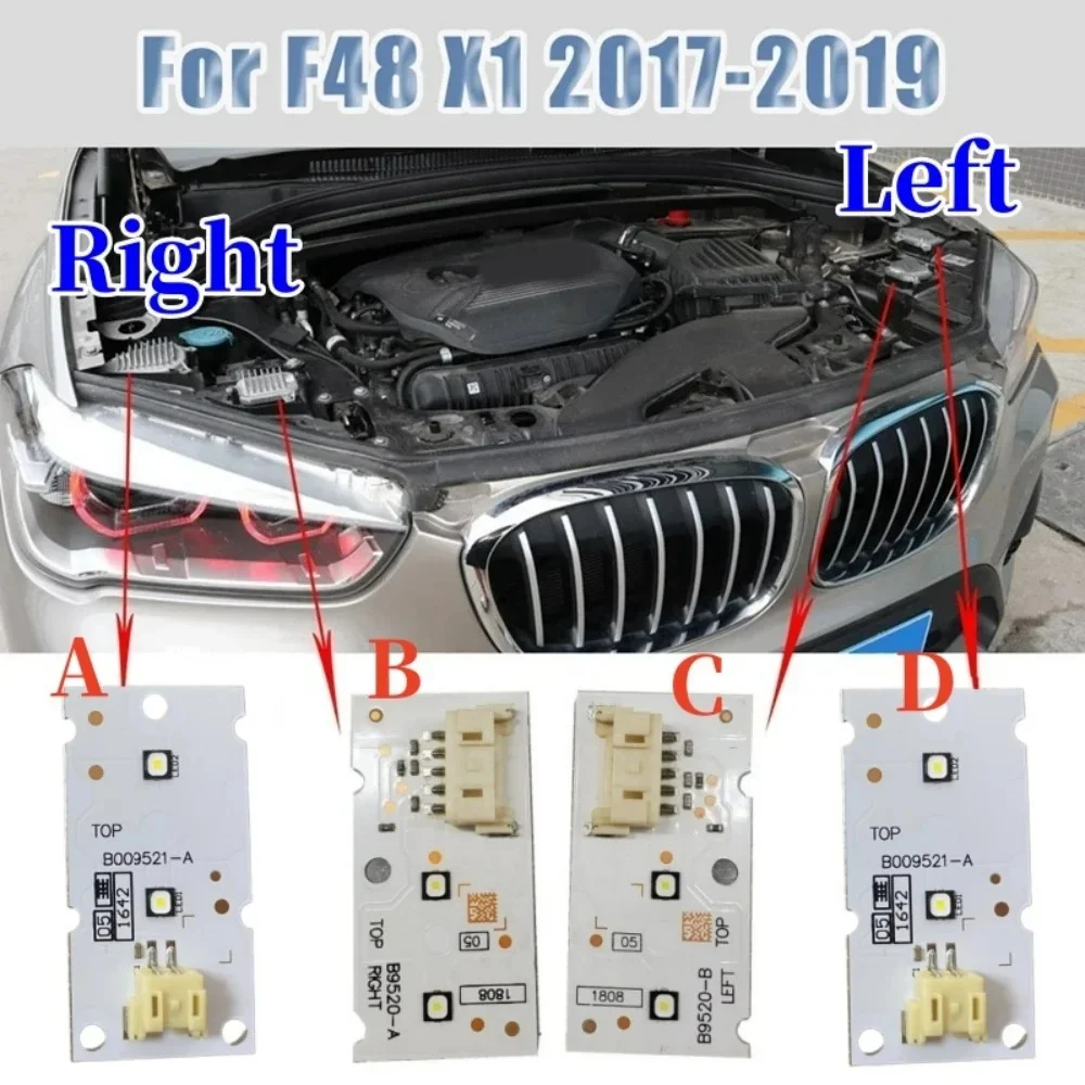 NEW Headlight DRL Daytime Running Light LED Module Control Module White 63117428790 63117428789 For X1 F49 2017 2018 2019 20