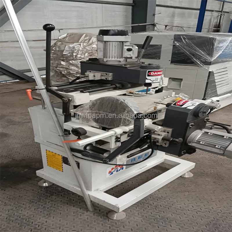 China Made Aluminum Door lock Hole Drilling Equipment Dual-axis Copy Router Hand Milling Machine