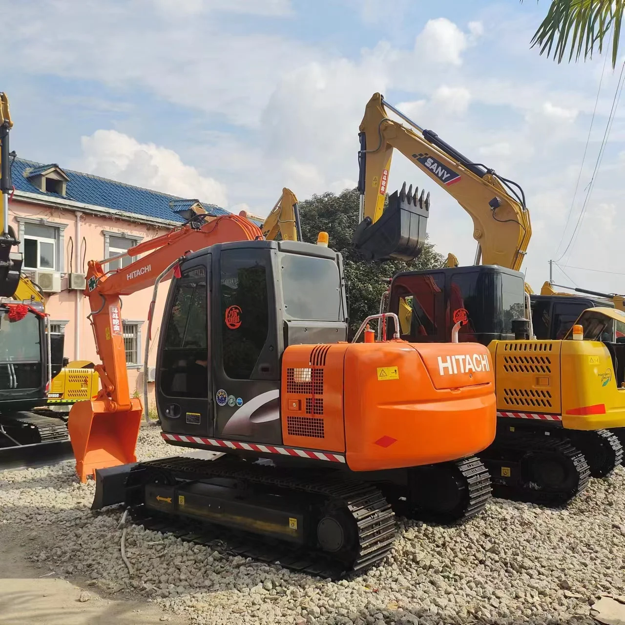 Экскаваторы-экскаваторы Hitachi ZX70/7Ton японский высокопроизводительный строительный сельскохозяйственный экскаватор низкая цена