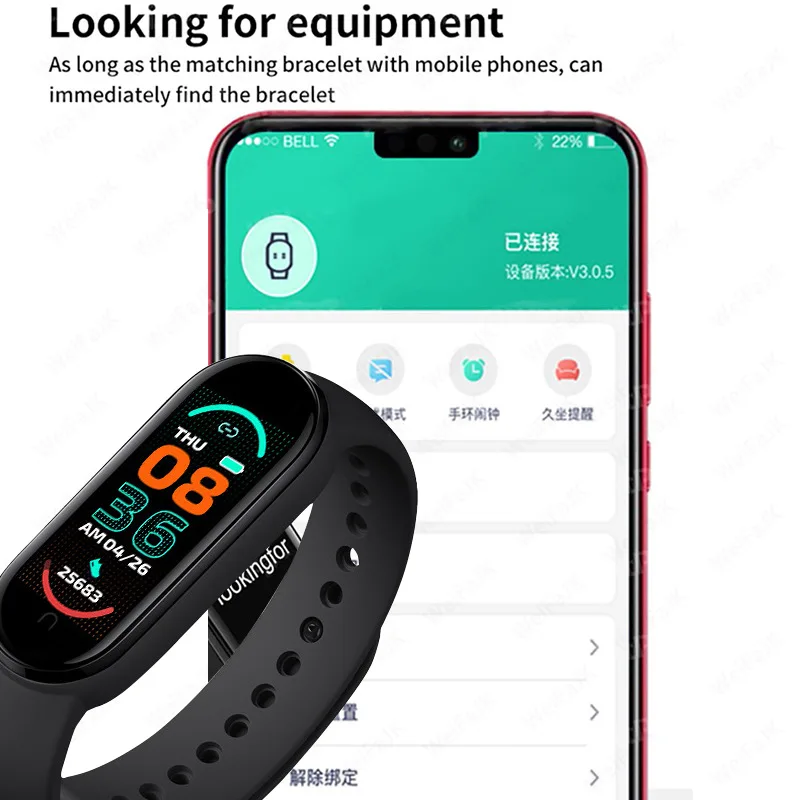 Wristband m6 Smart Watch Wholesale Fitness Tracker OLED Display Heart Rate Monitor Sport Bracelet Activity Tracker M6 Smartband