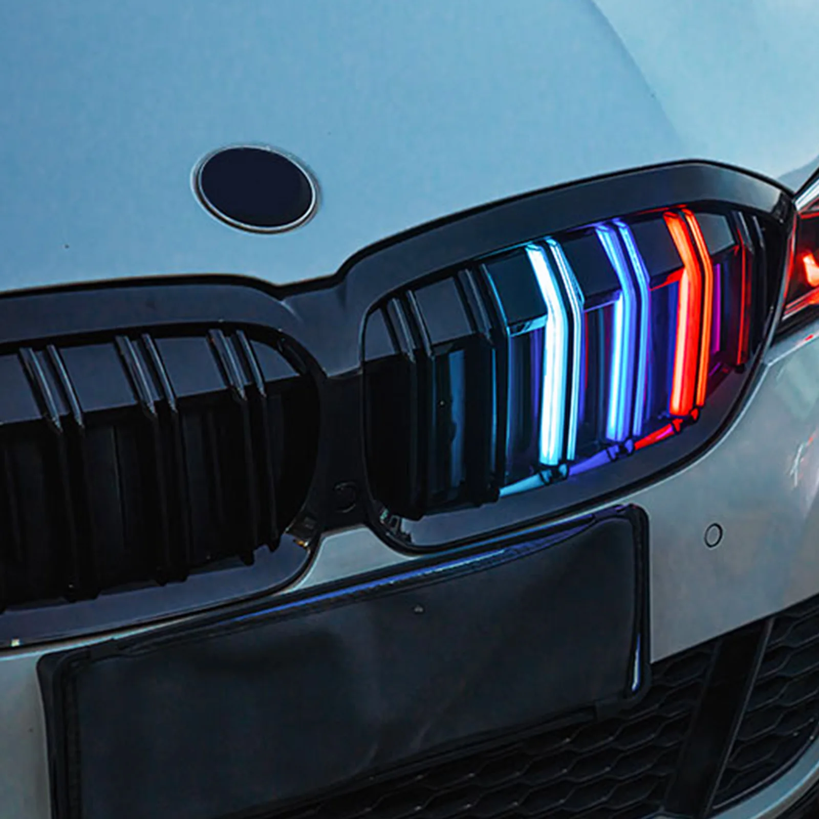 Auto Body Parts Car Bumper Grill three-color luminous G20 G28 G30 G38 Front Grille For BMW 3-series 5-series 2020-2022