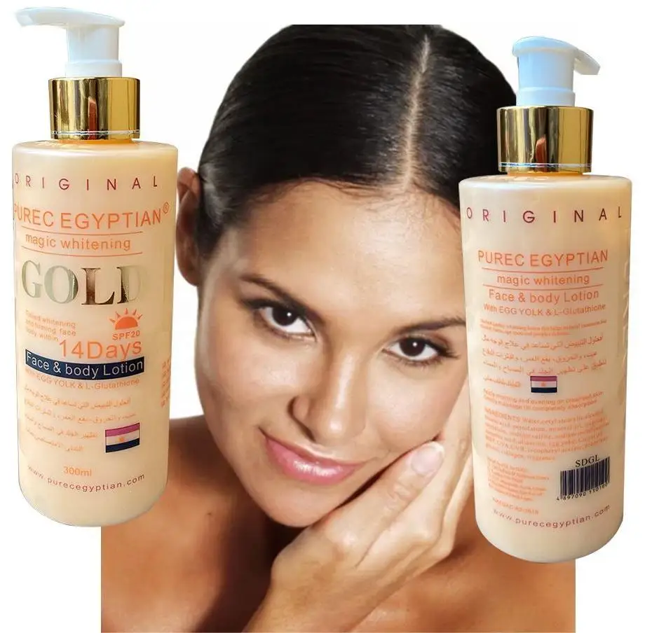 Tinted Whitening And Firming Face Body Within 14 Days  Whitening Gold Body Lotion Cream OEM Private Label