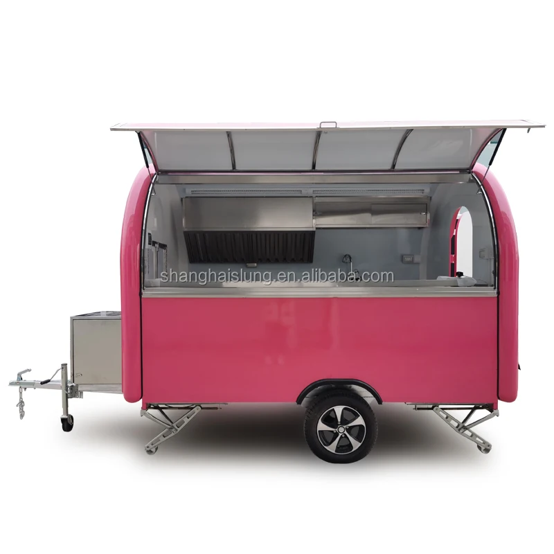 Wholesale Price Cater Ice Cream Mobile Food Trucks For Sale Europe Used Fast Food Trailer Trailer Food Cart