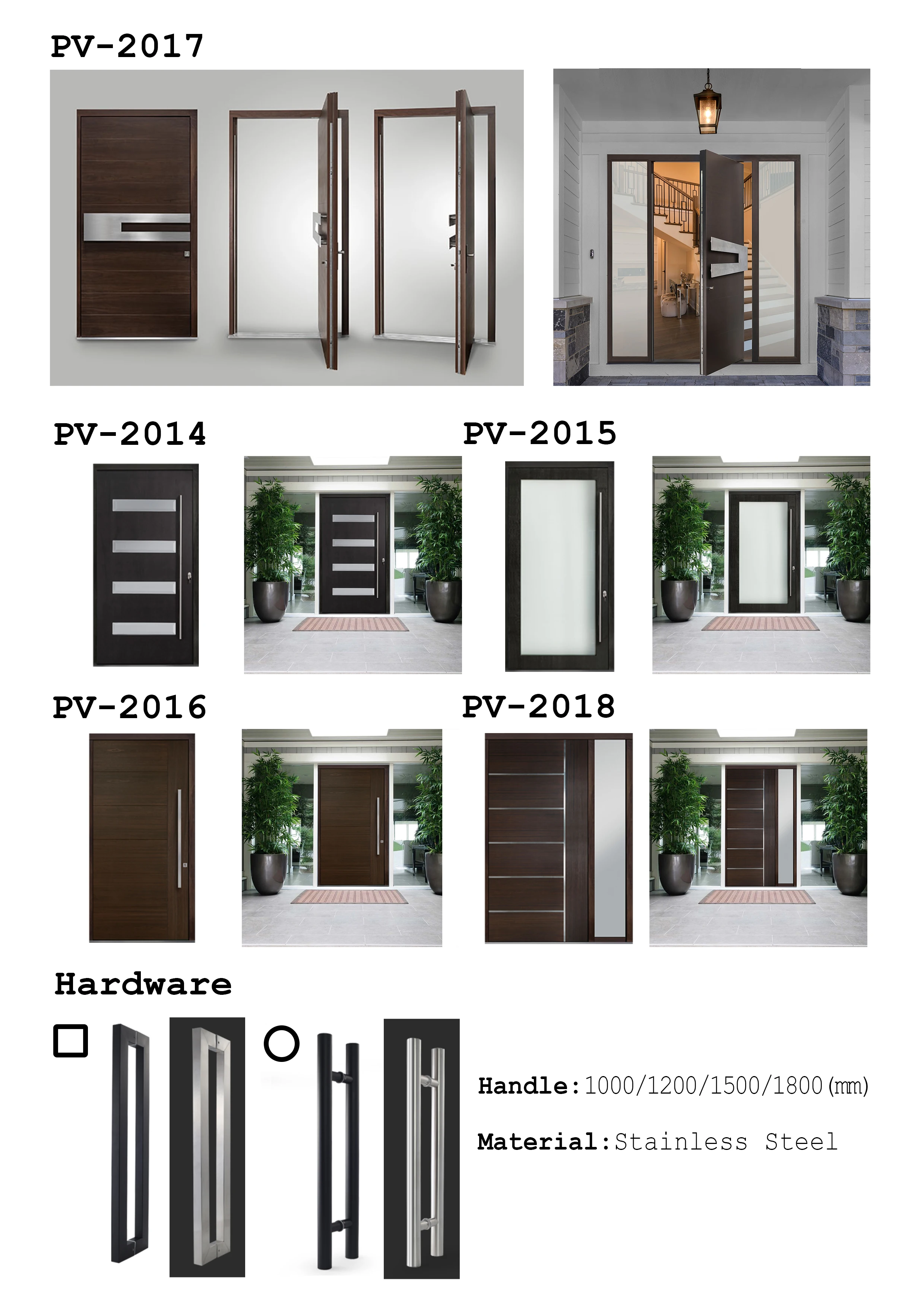 Prettywood Фошань Твердые шпон из внутреннего слоя фанеры для современного дома деревянные наружные двери оси