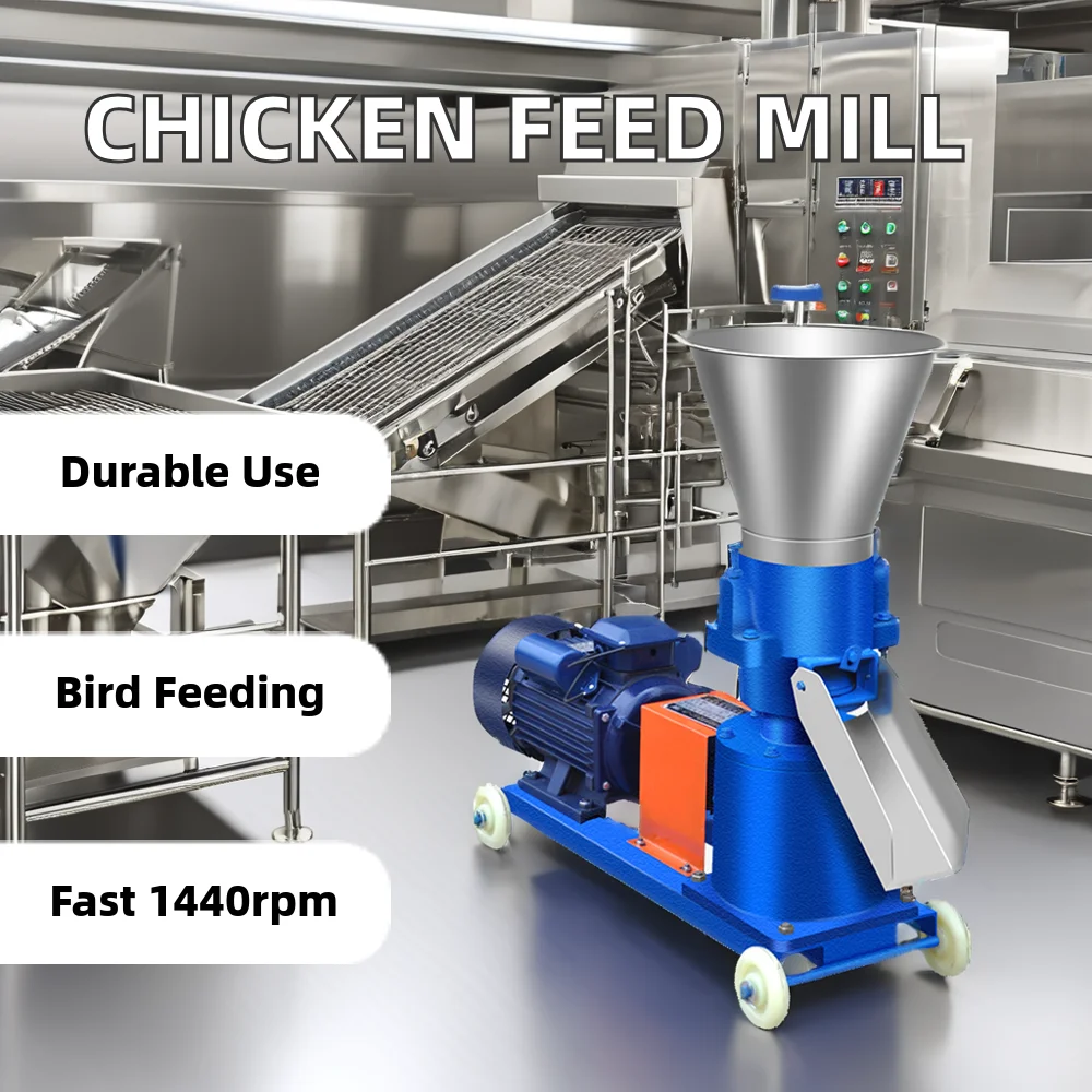 Manual Chicken Feed Pellet Mill Machine Used Animal Food Maker for Birds Fish for Farm Plant Livestock Factory Industries