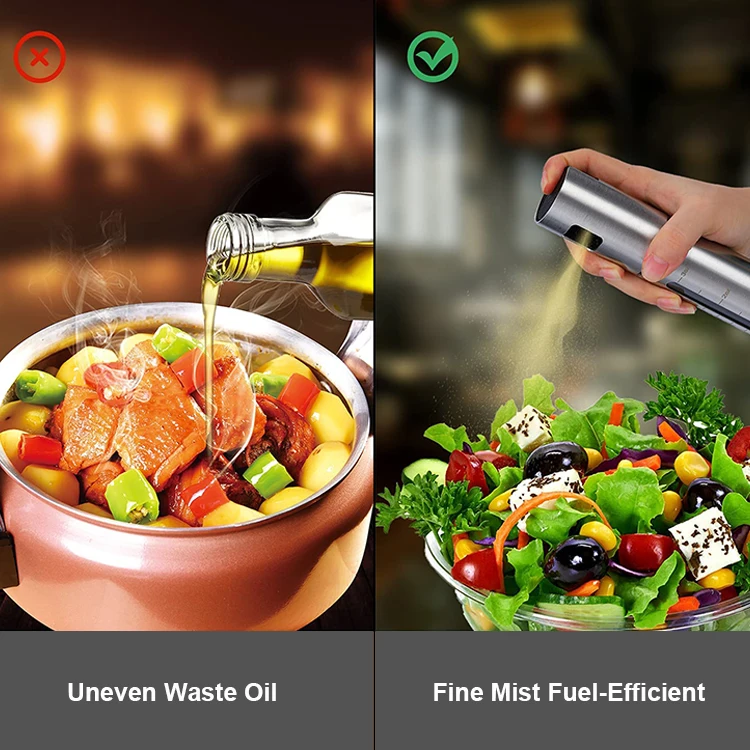 Multipurpose BBQ Baking Roasting Kitchen Cooking Spray Bottle Olive Oil Sprayer