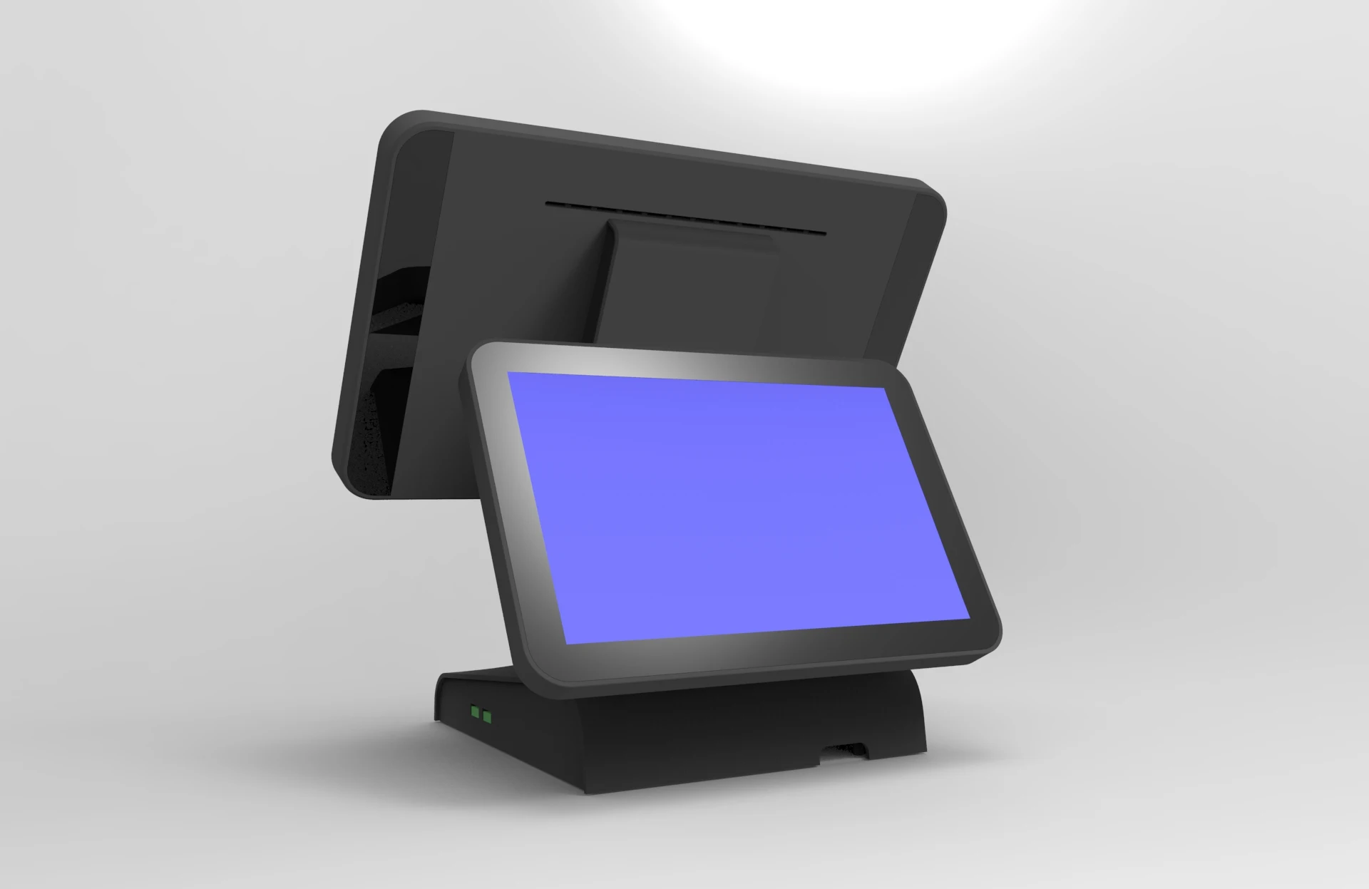 China Made 15.6/15 + 12/11.6 inch dual touch screen tpv pos printer all one ANDROID smart cashier