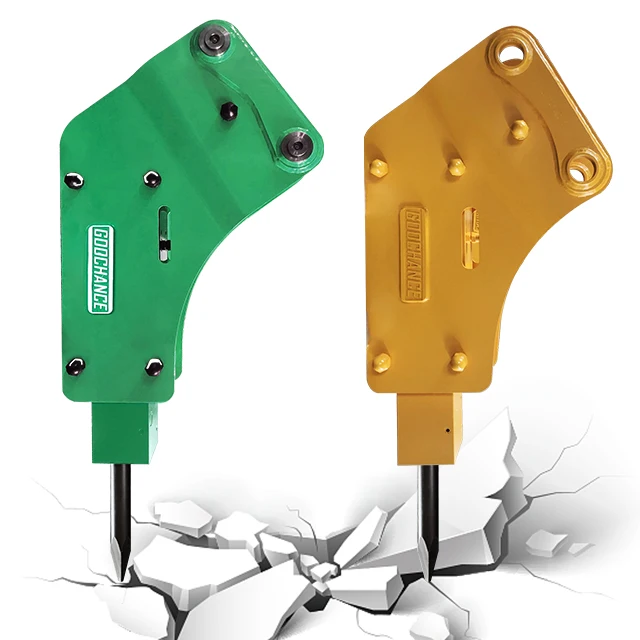 JCB CAT Backhoe Loader SB43 Hydraulic Jack hammer 75mm Chisel Hydraulic Hammer Hydraulic Breaker For 6-9 Tons Excavator